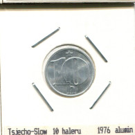 10 HALERU 1976 CHECOSLOVAQUIA CZECHOESLOVAQUIA SLOVAKIA Moneda #AS532.E.A - Cecoslovacchia