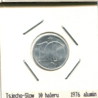 10 HALERU 1976 CHECOSLOVAQUIA CZECHOESLOVAQUIA SLOVAKIA Moneda #AS532.E.A - Tsjechoslowakije