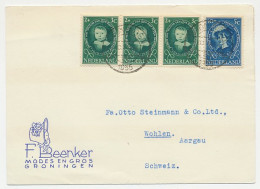 Firma Briefkaart Groningen 1955 - Modes Engros - Sin Clasificación