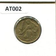 1 KORUNA 1992 CZECHOSLOVAKIA Coin #AT002.U.A - Czechoslovakia