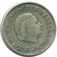 1/4 GULDEN 1963 NIEDERLÄNDISCHE ANTILLEN SILBER Koloniale Münze #NL11265.4.D.A - Niederländische Antillen