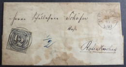 Brief Thurn Und Taxis Hünfeld 1860 Nach Rothenkirchen  #cov5768 - Brieven En Documenten