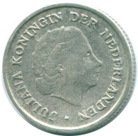 1/10 GULDEN 1960 ANTILLAS NEERLANDESAS PLATA Colonial Moneda #NL12253.3.E.A - Antilles Néerlandaises