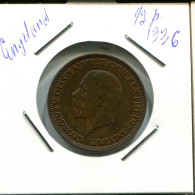 PENNY 1936 UK GROßBRITANNIEN GREAT BRITAIN Münze #AN594.D.A - D. 1 Penny