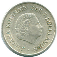 1/4 GULDEN 1967 NIEDERLÄNDISCHE ANTILLEN SILBER Koloniale Münze #NL11476.4.D.A - Niederländische Antillen