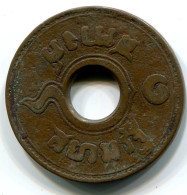 1 SATANG 1908-1937 THAILAND King RAMA VIII Coin #W10679.U.A - Thaïlande