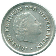 1/10 GULDEN 1962 NIEDERLÄNDISCHE ANTILLEN SILBER Koloniale Münze #NL12364.3.D.A - Niederländische Antillen