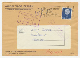 Locaal Te Haarlem 1971 - Straatnaam Niet Te Haarlem - Terug - Unclassified