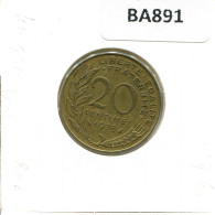 20 CENTIMES 1976 FRANKREICH FRANCE Französisch Münze #BA891.D.A - 20 Centimes