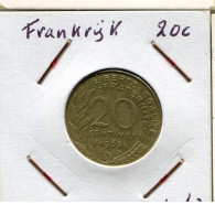 20 CENTIMES 1963 FRANCIA FRANCE Moneda #AM844.E.A - 20 Centimes