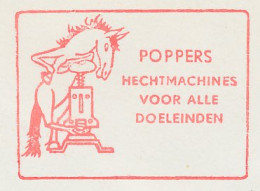 Meter Cover Netherlands 1975 Horse - Suturing Machine - Horses