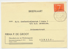Firma Briefkaart Heiloo 1954 - Manufacturen - Sin Clasificación