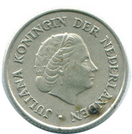 1/4 GULDEN 1960 NETHERLANDS ANTILLES SILVER Colonial Coin #NL11023.4.U.A - Niederländische Antillen