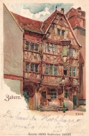 67 Saverne Zabern Illustration F. Hoch CPA + Timbre Reich Cachet 1899 - Saverne