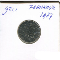 1/2 FRANC 1987 FRANCIA FRANCE Moneda #AN250.E.A - 1/2 Franc