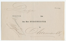 Naamstempel Kuinre 1878 - Brieven En Documenten