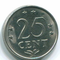 25 CENTS 1979 ANTILLAS NEERLANDESAS Nickel Colonial Moneda #S11653.E.A - Niederländische Antillen