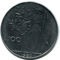 100 LIRE 1980 ITALY Coin #AZ487.U.A - 100 Lire