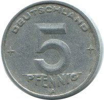 5 PFENNIG 1949 A DDR EAST ALLEMAGNE Pièce GERMANY #AE019.F.A - 5 Pfennig