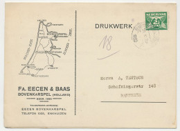 Drukwerk ( Met Inhoud ) Bovenkarspel 1930 -Groente / Aardappelen - Sin Clasificación