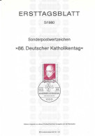 Fiche 1e Jour 15 X 21 Cm ALLEMAGNE BERLIN N° 585 Y & T - 1st Day – FDC (sheets)