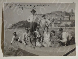 Italia Foto Lago Di Bolsena Capodimonte 1928. 130x97 Mm. - Europe