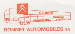 Specimen Meter Sheet France 1987 Car - Citroën - Garage - Voitures
