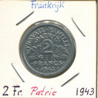 2 FRANCS 1943 FRANCE Pièce French State #AM337.F.A - 2 Francs