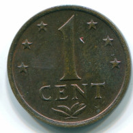 1 CENT 1974 ANTILLES NÉERLANDAISES Bronze Colonial Pièce #S10664.F.A - Niederländische Antillen