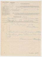 Telegram Hamburg - Schiedam 1873 - Unclassified
