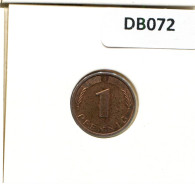 1 PFENNIG 1982 J WEST & UNIFIED GERMANY Coin #DB072.U.A - 1 Pfennig