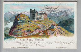 CH SZ Rigi-Kulm 1902-07-15 Litho C.Steinmann/H.Schlumpf #2070 - Autres & Non Classés