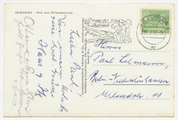 Postcard / Postmark Germany 1952 Crocodile - Alligator - Zoo Wilhelma Stuttgart - Sonstige & Ohne Zuordnung