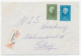 Em. Juliana Aangetekend Eindhoven 1976 - Overstempeld Strookje - Unclassified