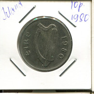 10 PENCE 1980 IRLANDE IRELAND Pièce #AN606.F.A - Ierland