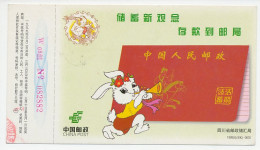 Postal Stationery China 1999 Rabbit - Bunny - Fumetti