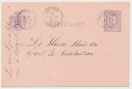 Kleinrondstempel Hoogwoud 1885 - Unclassified