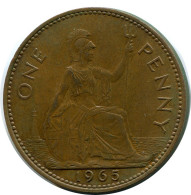 PENNY 1965 UK GREAT BRITAIN Coin #BB035.U.A - D. 1 Penny
