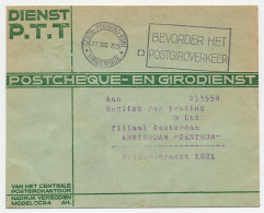 Machinestempel Postgiro Kantoor Den Haag 1935 - Sin Clasificación