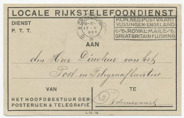 Dienst PTT Den Haag - Dedemsvaart 1924 - Telefoondienst - Sin Clasificación