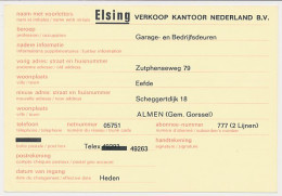 Verhuiskaart G. 38 Particulier Bedrukt Eefde  - Postal Stationery