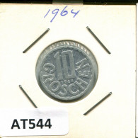 10 GROSCHEN 1964 ÖSTERREICH AUSTRIA Münze #AT544.D.A - Austria