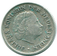 1/10 GULDEN 1954 NETHERLANDS ANTILLES SILVER Colonial Coin #NL12064.3.U.A - Antilles Néerlandaises