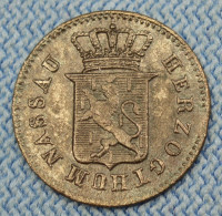 Nassau • 1 Kreuzer 1832 • Wilhelm • German States • Silberkreuzer = 1/60 Gulden • [24-846] - Monedas Pequeñas & Otras Subdivisiones