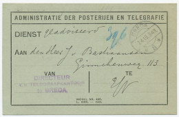 Dienst Posterijen Breda 1919 - Rijkstelefoon - Unclassified