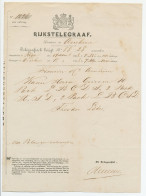 Telegram Riga - Arnhem 1858 - Unclassified