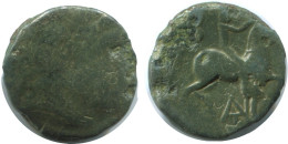 HORSEMAN Auténtico ORIGINAL GRIEGO ANTIGUO Moneda 2.7g/16mm #AG057.12.E.A - Greek