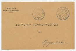 Dienst Visvliet - Grijpskerk 1918 - Uitvoering Distributiewet - Sin Clasificación