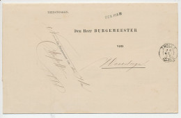 Naamstempel Den Ham 1892 - Covers & Documents