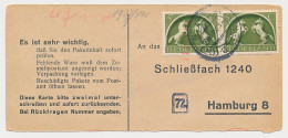 Hengelo - Hamburg Duitsland 1943 - Liebesgabenpaket - Unclassified